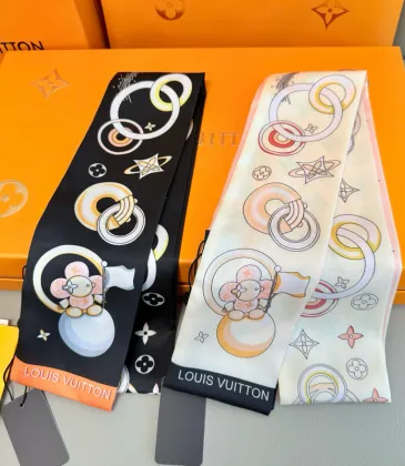 Louis Vuitton Scarf Small scarf decorate the bag scarf strap #A48600