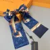 8Louis Vuitton Scarf Small scarf decorate the bag scarf strap #A48601