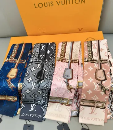 Louis Vuitton Scarf Small scarf decorate the bag scarf strap #A48601
