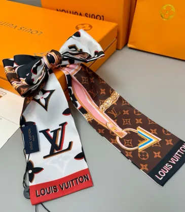 Louis Vuitton Scarf Small scarf decorate the bag scarf strap #A48602