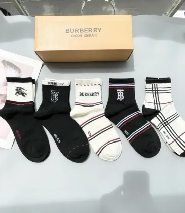 Burberry socks Five pairs per box #A51566