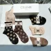 4Celine socks Five pairs per box #A51574