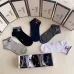 1Chanel socks (5 pairs) #A24186