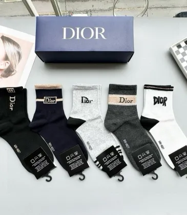 Dior socks Five pairs per box #A51562