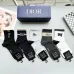 1Dior socks Five pairs per box #A51562