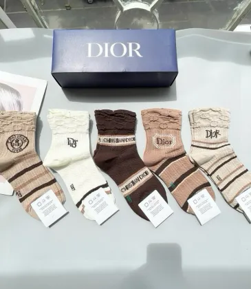Dior socks Five pairs per box #A51565
