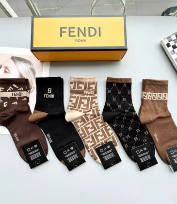 Fendi socks Five pairs per box #A51556