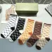 4Gucci Striped Cotton Crew Socks with Logo #A45585