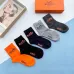 1Hermes socks (5 pairs) #A24143