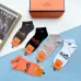 6Hermes socks (5 pairs) #A24144
