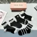 3Miumiu socks Five pairs per box #A51573
