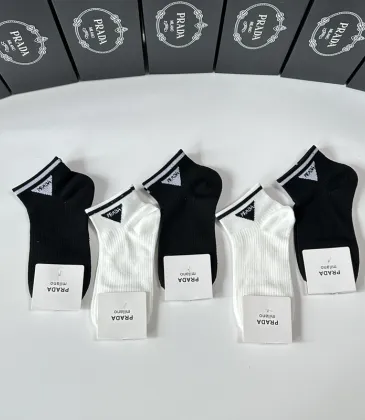 Prada socks Five pairs per box #A51587