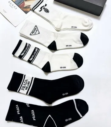 Prada socks Five pairs per box #A51588