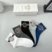 5Versace Striped Cotton Crew Socks with Logo #A45587