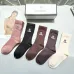 7Women's Chanel Socks in Brown and Beige #A45590