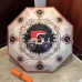 5Hermes Three fold automatic folding umbrella #A34819