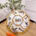 5Hermes Three fold automatic folding umbrella #A34821