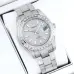 3Rolex Stainless Steel Watch with Full Diamond Pave and Colored Sapphires 41mm #A46397