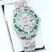 9Rolex Stainless Steel Watch with Full Diamond Pave and Colored Sapphires 41mm #A46397