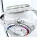 11Rolex Stainless Steel Watch with Full Diamond Pave and Colored Sapphires 41mm #A46397