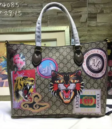 Gucci Super AAAA Gucci Courrier handbag Alessandro Michele Animal pattern 37x29x18cm #999059