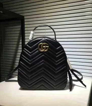 Gucci Super AAAA calfskin Backpack 22.5x26x11cm #998863