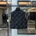 6BV Woven Unisex Down Vests Green/Black/Skyblue #999930816