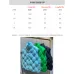 9BV Woven Unisex Down Vests Green/Black/Skyblue #999930816