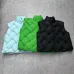 10BV Woven Unisex Down Vests Green/Black/Skyblue #999930816