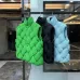1BV Woven Unisex Down Vests Green/Black/Skyblue #999930816
