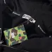 7Bape Pink green tooth print double hoodie #99117334