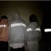 14FOG Essentials 3M reflective hoodies black white blue gray #99899013