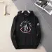 1Moncler Hoodies for Men Black/White #A47065