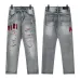 3Amiri Classic Unisex Blood and tears letter embroidery washed slim fit jeans #A48765