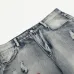 9Amiri Classic Unisex Blood and tears letter embroidery washed slim fit jeans #A48765