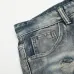 16Amiri Classic Unisex Fully patched letter embroidered washed slim fit jeans #A48766