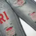 4Amiri Classic Unisex Fully patched letter embroidered washed slim fit jeans #A48766
