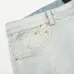 5Amiri Classic Unisex Light colored rhinestone embroidered washed small leg jeans slim fit small leg jeans #A48764