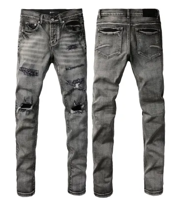 Purple jeans  for Men #A43422