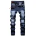 32021 new men's jeans blue stretch European and American personality zipper decoration jeans trendy men #99905875