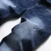 52021 new men's jeans blue stretch European and American personality zipper decoration jeans trendy men #99905875