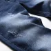 62021 new men's jeans blue stretch European and American personality zipper decoration jeans trendy men #99905875