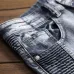 15European and American jeans men's street fashion brand motorcycle men's personality wrinkled slim stretch tide jeans #99905862