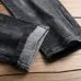 6European and American jeans men's street fashion brand motorcycle men's personality wrinkled slim stretch tide jeans #99905862