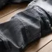 10European and American jeans men's street fashion brand motorcycle men's personality wrinkled slim stretch tide jeans #99905862