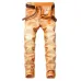 1Nostalgic ripped motorcycle jeans Jeans for Men's Long Jeans #99905850