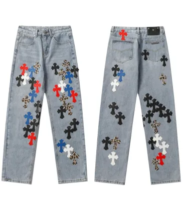 Limited quantity Chrome Hearts Classic Unisex Denim Design for man's and women's #A48758