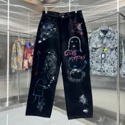 Louis Vuitton Jeans for Louis Vuitton short Jeans for men #A50308