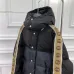 4Gucci side logo ribbon GG dark jacquard down jacket #99874779