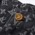 6Louis Vuitton Black Denim Print Shorts #A52983
